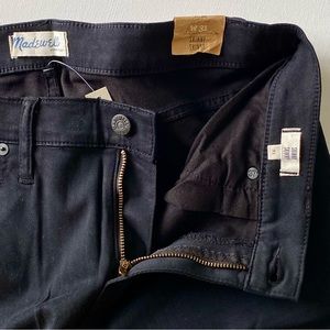 NWT Madewell Mid-Rise Skinny Skinny Black Denim Jeans, UK 31
